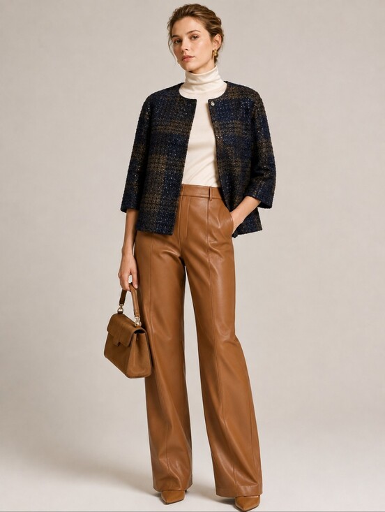 J. Crew Jackets & Blazers - J.Crew Collection Tweed Sequin Short Coat Blazer Size 10 EUC